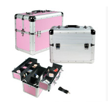 Cosmetic Case with Mirror Make up Case